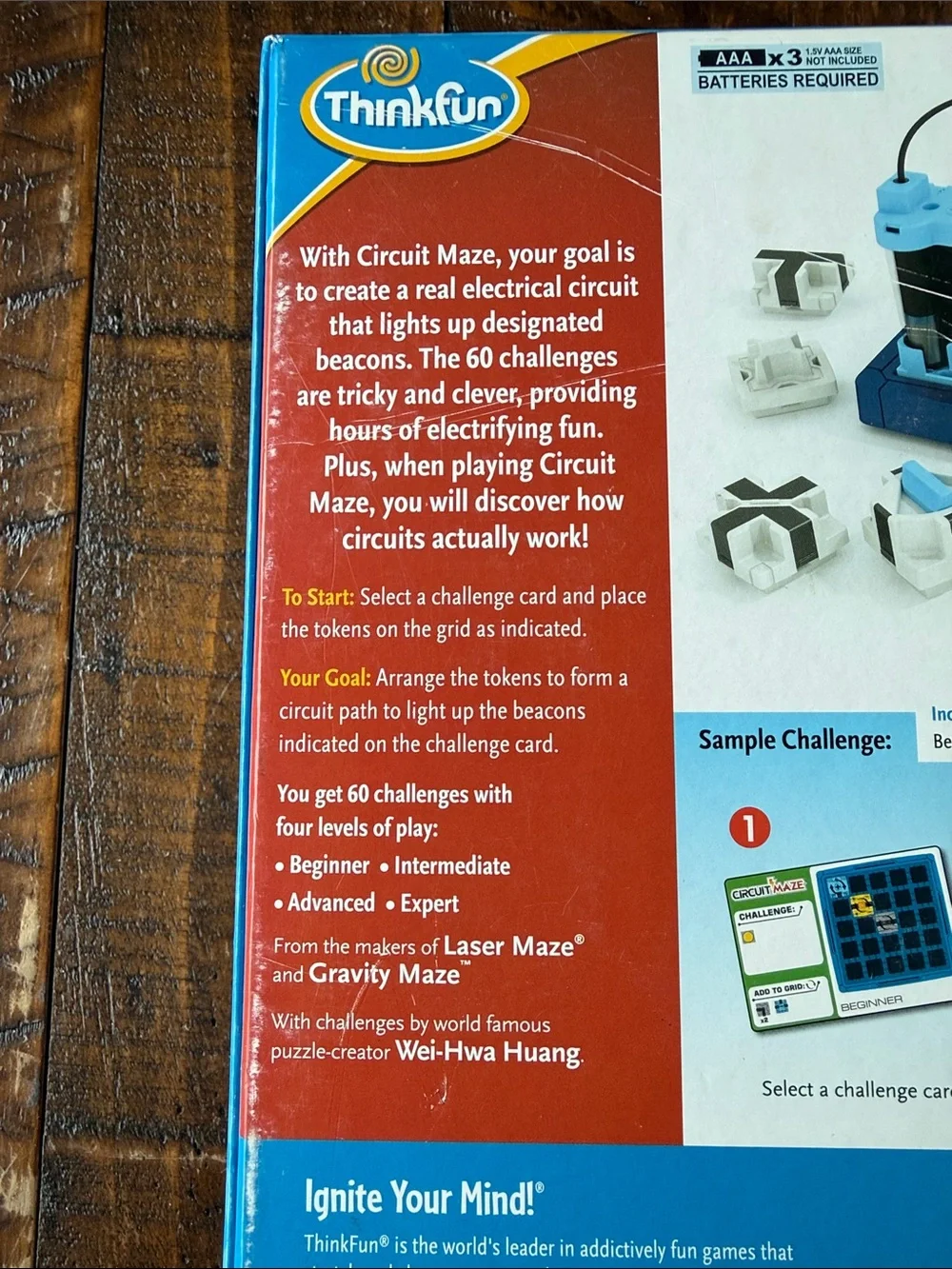 ThinkFun Circuit Maze Electric Current Logic Game STEM Puzzle Ages 8+